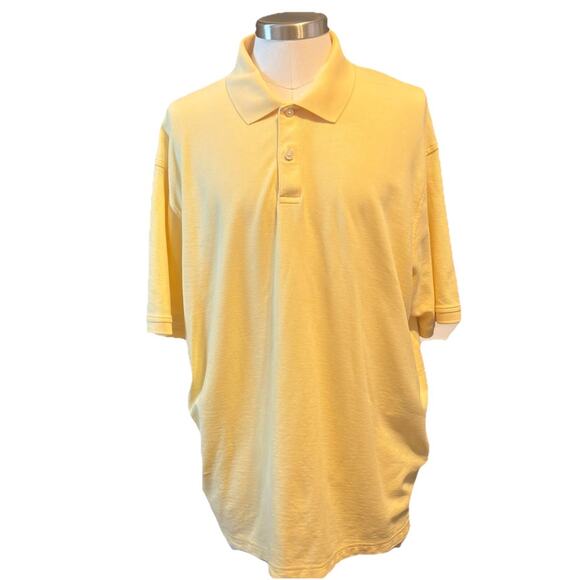 Gold Label Roundtree York Polo Mens XXL Performance Golf 100% Cotton Outdoors - Picture 2 of 13